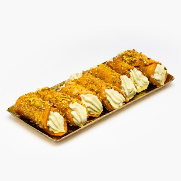 CANNOLI CU FISTIC