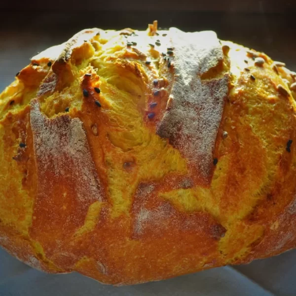 PAINE CU TURMERIC SI USTUROI